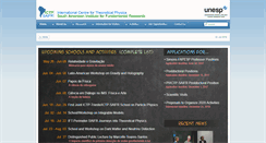 Desktop Screenshot of ictp-saifr.org